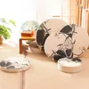 Yastık Dekoratif Yastık Yuvarlak Çin Futon Meditasyon Hassock Kalın Ibadet Buda Pedi Bay Pencere Tatami Yer Minderi Tabure Yoga Koltuk Mat 230626