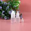 2ML 100pcs / LOT Flacons compte-gouttes en plastique LDPE avec bouchons inviolables Conseils Safe Vapor e JUICE SQUEEZABLE Wrwwx