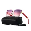 10% OFF Wholesale of New Sunglasses square cut edge sunglasses net red street fashion glasses lady