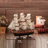 Model Set Ship Model Wood Boat Decoration Crafts Wood Home Crafts Figurer Miniatyres Nautical Decor Marine Wood Sailing Ship 230625