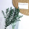 Gedroogde bloemen natuurlijke planten echte bewaarde eeuwige eucalyptusbladeren kunstmatige violet boeket bruiloft huwelijk kerstdecor