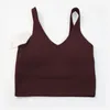 lu-18 femmes sans couture Yoga soutien-gorge Sexy dos nu sport soutien-gorge course Push Up rembourré gilet élastique athlétique soutien-gorge Fitness Gym Yoga sous-vêtements soutien-gorge