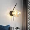 Wandlampen LED-Hauslicht für Schlafzimmer Küche Wohnzimmer Moderne Lampe neben Balkon Gangbeleuchtung SchwarzGold