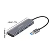 LenovoUSB 5Gbps hoge snelheid | Dockingstation U04USB3.0 Adapter USB Hub 3 0 Meerdere poorten voor pc-computeraccessoires