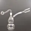 Großhandel 10 mm weibliche Glas-Ölbrenner-Bong mit Snuff Snorter Sniffer Thick Pyrex Recycler Ash Catcher Dab Rig Birdcage Matrix Perc mit männlichen Glas-Ölbrennerrohren