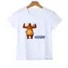 T-shirts Enfants T-shirt Soleil Grizzy Ours Imprimé Animal T-shirt Garçons Noël Lemmings T-shirt Camisetas Tops 230626