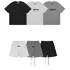 Men's essentail suit clothing essen unisex shorts sports fashion women's FOG essent T-shirt Beachwear pure cotton designer couple 2BU2