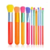 Makeup Brushes Colorful Brush Set Full of Portable Beauty Tools