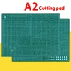 Leveranser 1st 60 * 45 cm A2 Cutting Board Grid Line Selfhealing Cutting Board Craft Card Multicolor Doubleided Desktop Cutting Pad Mat
