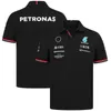 61p3 2023 Fashion New Men's Polo F1 Racing Team Formula One Petronas Summer with Collar Breathable Casual Jxwn