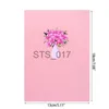 Hangers Racks 448B 3D Pop Up Card Lily Vase Blessing Message Greeting Invitation Card for Valentine's Day Wedding Party Wife Girlfriend Gift x0710