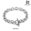 Pulseira Clic H Para venda Fivela OT de aço inoxidável Corrente em forma de O com borda polida, joias femininas de canto modernas e personalizadas Com caixa de presente 8E4L