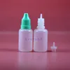 20 ML 100 Pcs Flacons compte-gouttes en plastique LDPE de haute qualité avec bouchons inviolables Conseils Safe e Cig Squeezable Bottle mamelon mince Hncmn