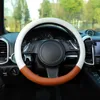 Steering Wheel Covers Cover For Women Standard 14.5 15 Inch Size Modern Comfy Grip Leather Car