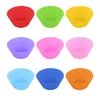 7cm Silicone Soft Round Cake Muffin Chocolate Cupcake Liner Baking Cup Mold Wholesale