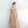 Ethnic Clothing Elegant Tube Top Formal Evening Dresses Women Sexy Backless Long A-line Tulle Prom Party 2023