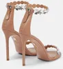 Summer Popular Women Maxi-Tequila Sandals Shoes !! Luxurious Brand Pumps Round Toe Women High Heels Nude Black Wedding,Party,Dress,Evening EU35-43