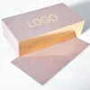 Koperty 100pcs Business Card Dostosowane wysokiej jakości złotą folia podwójna drukowanie wizytówki 90*54 mm