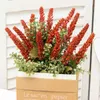 Flores secas lavanda espuma artificial flor barato atacado plantas falsas acessórios de parede diy buquê casa casamento decoração de natal