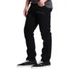 Men's Pants Mens Thin Multi-pocket Panels Leather Trousers Stylish Casual Vintage Streetwear Cargo