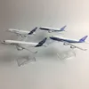 Modèle d'avion JASON TUTU Modèle original a380 airbus Boeing 747 modèle d'avion modèle moulé sous pression en métal 1 400 jouet d'avion Collection de cadeaux 230626
