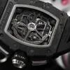 Luxe RicharMilles horloge Mechanisch uurwerk Horloge Zwitsers uurwerk Topkwaliteit 11-03 Ntpt 49,94 x 44,50 mm Machine met garantiekaart