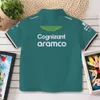 Polos Season Aston Martin Racing Team Children Polo Shirt Summer Short Sleeve Sport Boy Girl Kids T-shirt Tops Fashion Clothing 230626