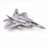 Modelo de avión a escala 1100, modelo de combate US F22 Raptor, avión militar, réplica de aviación, avión de guerra mundial, juguete coleccionable para niño 230626