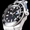 Watches Top Men Luxury 116710 Black Ceramic Bezel armbandsur Automatisk mekanisk klocka 40mm grön nål rostfritt stål safirglas