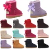 مصمم أستراليا الكلاسيكية أحذية صغيرة الأطفال UG Boots Girls Toddler Shoes Winter Snow Sneakers Designer Boot Youth Chesut Rock Rose Gray