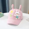 CAPS HATS SPRING SOMMER BARN CARTOON BASEBALL CAP MED EAR Animal Frog Rabbit Bear Kids Bonnet Baby Sun Hat For Boy Girl 230626