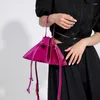 Abendtaschen Patent Leder Handtaschen für Frauen 2023 Persönlichkeit Mode Umhängetasche Hohe Qualität Luxus Party Trend Frau Schulter