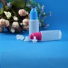 100 PCS 20 mL（2/3オンス）プラスチックドロッパーボトル子どものプルーフキャップのヒントe Vapor CIG LiquidBMCMQ用LDPE