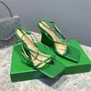 Designer Sandals Femmes Chaussures hautes talons Summer Sandales de mariage Sandales