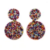 Dangle Earrings 2023 Ethnic Jewelry Boho Chic Tassel Drop Women Bohemian Long Tassels Seed Bead Handmade Fringe Fashion Gifts