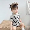 Summer Thin Short Sleeved Baby Onesie Cute Crawling Suit