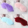 Sleep Masks 8 Pcs Plush Eye Mask Blindfolds Party Games Kids Sleeping Patch Travel Eyes Cover Fluffy 230626