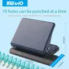 Punch 1pcs Efficiency Metal Paper Punch 10Hole LooseLeaf Hole Puncher DIY Binding Paper Hole Punching Machine Notebook Diary Planner