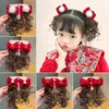 Accessoires de cheveux 2PCS Fashion Bow Wig Cute Hairpins Children Sweet Girls Clips Femmes Barrettes Hairgrips