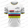 Fietsshirts Tops Maillot Camisa Soudal Quick Step Wereldkampioen Jersey Remco Evenepoel Tops casual t-shirt Fietskleding Fin t-shirt 230626