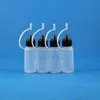 100 Pcs/Lot 10 ML LDPE Plastic Dropper Bottle With Metallic Needle Tip Cap for e-cig Vapor Squeezable Mgbcf