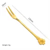 New Corrosion Resistance Small Fork Without Burrs Smooth Edges Kitchen Tools Stainless Steel Tableware Cherry Fork Rustproof Fashion