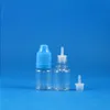 100 Ensembles/Lot 5 ml PET Flacons compte-gouttes En Plastique À L'épreuve Des Enfants Longue Pointe Mince e Vapeur Liquide Vapt Huile De Jus 5 ml Hthmf