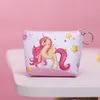 Children Unicorn Designer PU Coin Purse Mini Change Wallet 6 Style