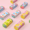 Eraser 32Pcs/Lot Cute Cartoon Dinosaur Eraser Kids Rubber School Correction Supplies Student Gifts Pencil Erasers