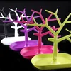 Rings Plastic Jewelry Display Stand Ornaments Furnishing Pendant Ring Earrings Hanging Creative Colorful Tree Style 4pcs