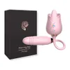 Massager New Manting Flower Generation Aurena Brand Rose Series Tongue and Sucking Telescopic 80% RABATT