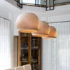 Lampes suspendues LED en bois Restaurant lustre salon chambre chez l'habitant salon de thé lampe créative personnalisée Table à manger lumière