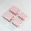 Jewelry Pouches Pink Drawer Paper Box High Quality Jewellery Packing Gift Boxes Necklace Pendant Ring Avaialbe 6X6X4CM 30pcs/Lot