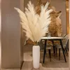 Decorative Flowers Boho Pampas Artificial 39in Tall Grass Decoration Wedding Centerpieces Bouquets For Vase Room Home Decor